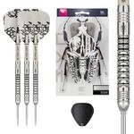 TARGET Darts EXO Edition 90% Tungsten Steel Tip Darts Set – 21g Barrel SP03 – Steel Tip Dart Set, Swiss Point Darts with Pro Grip Shafts and No.6 Flights, SP Tool Included