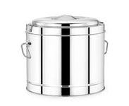 Picnic Hotpot Stainless Steel Insulated Thermal Serving Casserole Bowl Keeps Food Hot & Cold for Long Hours Silver (5)