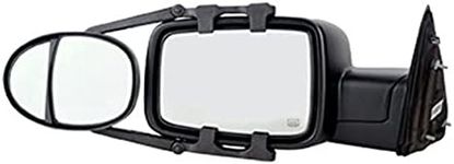 Fit System (3990) Dual Lens Universal Towing Mirror with Ratchet Mount System, Pair, 5"x 7"