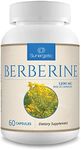 Sunergetic Premium Berberine Supplement - 1200mg of Berberine Per Serving - Berberine HCL Supplement Non-GMO - Immune Support- 60 Berberine Capsules