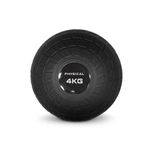 PHYSICAL 4kg Slam Ball - Non-bounce, Weighted Rubber Ball - Gym, Home or PT Use - Strengthens & Conditions.