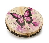 Sarveda Shamanic Drum | Butterfly Artwork | Musical Instrument |