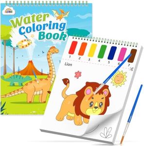 ZMLM Paint with Water Coloring Books for Toddlers - Mess Free Painting Activity for Kids - Arts & Crafts Gift Toy for Boy Girl Ages 4 5 6 7 8 - Birthday Christmas Easter Stocking Stuffers, Dinosaurs