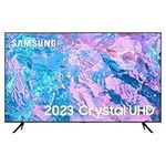 Samsung 75 Inch CU7100 UHD HDR Smart TV (2023) - 4K Crystal Processor, Adaptive Sound Audio, PurColour, Built In Gaming TV Hub, Smart TV Streaming & Video Call Apps And Image Contrast Enhancer