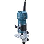 Makita 3709 1/4" Fixed Base Laminate Trimmer Teal