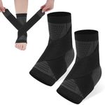 ACWOO Ankle Brace, 2 Pack Ankle Support for Ligament Damage and Sprained Ankle, Achilles Tendonitis Support, Plantar Fasciitis Support Strap for Heel Pain Relief, Ankle Support Brace for Women & Men