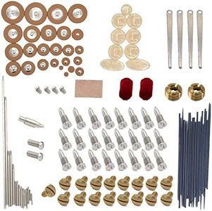 Cheerock Alto Sax Repair Kit Alto Saxophone Repair Parts including Screws Sound Hole Pad Spring Needles Rollers DIY Tools