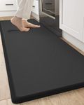 DEXI Kitchen Mats for Floor Anti Fatigue Standing Desk, 3/4 Inch Extra Thick Waterproof Runner Rug, Non Slip Cushioned Comfort for Office, Laundry Room, 20x70, Black