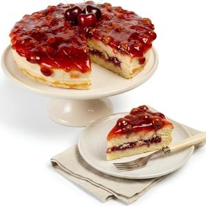 Andy Anand Sugar-Free Cherry Cake 2.9 lbs - Gourmet, Freshly Made, All-Natural Ingredients, No Preservatives, Diabetic-Friendly, Gourmet Gift Boxed Delight