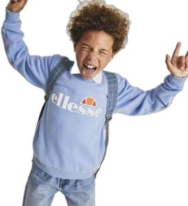 Ellesse Junior Suprios Sweatshirt, Light Blue, 12-13 Years