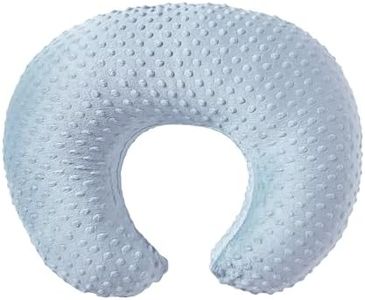 ESEN Baby Nursing Pillow and Body Positioner for Breast Feeding and Bottle Feeding, Ultra Soft Baby Breastfeeding Pillows with Removable Nursing Pillow Cover for More Support for Mom and Baby (Blue)