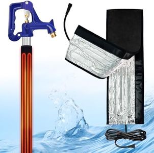 6 Ft YeloDeer 110 V~120 V Stickable Waterproof Pipe Heat Tape Blanket with 6 Ft Power Cord, 38.5" x 6.2" Aluminum Foil Water Heat Trace Blanket for Metal & Plastic Pipe freeze Protection