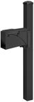 BestNest Whitehall Superior Mailbox Post with Newspaper Box, Black