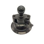 QOTSTEOS RAM Mount Twist Lock Suction Cup Base, 360 Degrees Rotatable Suction Cup Holder Twist Lock Base, Window Mount Car Interior Phone Mount Holder(size:single suction cup)