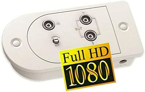 Eurosell - Kabel Fernsehen TV CATV Zweigeräteverstärker - Highend Full HD Digital TV-Verstärker 25dB mit 2 Ausgängen und Verstärkungsregelung - für Kabel Fernsehen zb Unitymedia Kabel BW etc