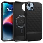 Caseology Parallax Mag Case [Built-in Magnet] Designed for Magsafe Compatible with iPhone 14 Case 5G (2022) with iPhone 13 Case (2021) - Matte Black