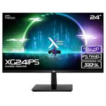 ADMI X= 24 Inch Gaming Monitor • Full HD 1920 x 1080p • 100Hz • 5ms MPRT • IPS Panel • Adaptive-Sync/FreeSync • VGA/DisplayPort/HDMI • 2x2w Built-In Speakers • VESA Mountable • (XG24IPS | Black)