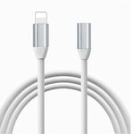 YiYi Nature Life Lightning Extension Cable Male to Female, Sliver Lightning Cable 3.3FT (1 meter) For Iphone, Ipad (3.3ft), White