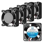 WINSINN 25mm Fan 24V Dual Ball Bearing Brushless 2510 25x10mm for Cooling DIY Mini Cooling PCB/Notebook/Graphics Card - High Speed (Pack of 5Pcs)