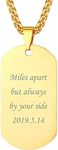 PROSTEEL Dog Tags Personalized for people Stainless Steel Custom Dog Tags for Men