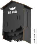 ZJRDYYK Bat House for Outdoors, Wooden Bat Shelter, Free Your Backyard from Mosquitoes, Bat Boxes for Outdoor Garden Patio Yard, Natural Mosquito Repellent