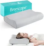 Bedsure Breescape Cervical Neck Pillows for Sleeping - Dorm Pillow for Neck Pain Relief, Ergonomic Orthopedic Contour Pillow for Neck Support, Odorless Memory Foam Pillow for Side, Back Sleeper