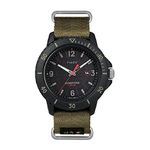 Timex Expedition Gallatin Solar Men's Nylon Strap Watch TW4B14500, Olive Slip-Thru, 44 mm