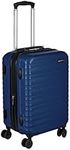 Amazon Basics Hardside Luggage Carry-On / Cabin Size ABS Hard-Shell Suitcase with 4 Wheels approved for most Airlines - 55cm / 20 inches, Navy Blue