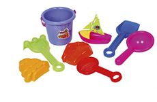 Negi Kid Beach Set- Bucket, Bowls, Shifters (Multicolor)