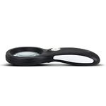 MARATHON Handheld Magnifier with 8 LED Light, 10x Magnification UV Light and Skid-Proof Grip (Black) SKU - RG030006BK