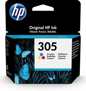 HP 305 Cartouche d'Encre Trois Couleurs Cyan/Magenta/Jaune Authentique (3YM60AE)