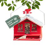 Perky-Pet 338 Squirrel Be Gone II Country House with Weathervane
