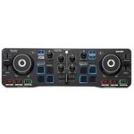 Hercules DJControl Starlight – Compact 2-Deck DJ Controller with Lights