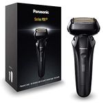 Panasonic ES-LS6A Series 900+ Premium Wet/Dry Electric Shaver, 6-Way Shaving Head with Linear Motor, Black