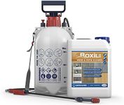 Roxil 100 Cleaner (1 x 5L & Sprayer) for Wood & Patio 5 Litre and Sprayer Kit - Cleans decking, fencing, wooden structures, patios and paving