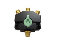 Anteenna TW-103 3 Position Coaxial Switch for 144/440MHz HAM UHF Female Connector Plated Golden or CB Radio