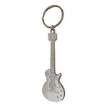 Gifticuffs Guitar Bottle Opener Keyring. Solid Metal Les Paul Model