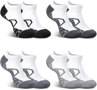 Hylaea Low Cut Socks for Running Sports Athletic Walking Golf Tie-dyed Pattern No Show Compression Black Grey Brown Light Brown X-Large