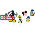 amscan 9903174 Birthday Candle Set with Mickey Mouse Theme-17 Pcs