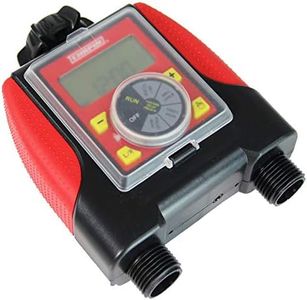 Chapin 41003 Dual Zone Water Timer with Water Resistant Construction, Numerous Options for Frequency of Watering/Duration of Watering Settings and up to 116 PSI, Red/Black