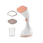 Wistec Handheld Garment Steamer, 1600W Power, Steam iron for clothes, 2 steam modes, Ceramic Coated Plate, 230 ML water tank, Horizontal & Vertical Steaming, For Homes, Travel & Professionals