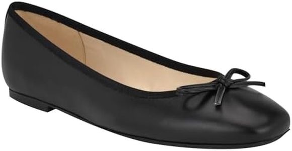 Nine West Womens Tootsy Ballet Flat, Black 001, 6