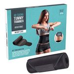 Feel Fit Unisex Waist Slimming Sauna Sweat Belt for Abs & Lower Back Support Weight Loss Black