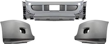 Dorman 242-6017 Front Heavy Duty Bumper Assembly for Select Freightliner Models, Gray