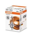 OSRAM ORIGINAL H4, halogen-headlamp bulb, 64193, 12V, folding carton box (1 piece), Orange