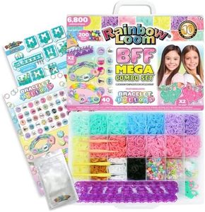 Rainbow Loom BFF Mega Button Set Featuring New BFF Loom