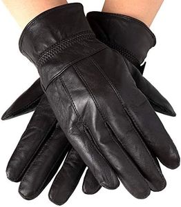 Alpine Swiss Womens Touch Screen Gloves Leather Phone Texting Glove Thermal Warm BRN 2XL