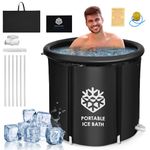 Ice Bath Tub 376L Ice Bath Outdoor | High Capacity Cold Water Therapy Tub for Athletes | Durable Cold Plunge Pool | Portable and Insulated Cold Plunge Tub