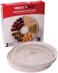 NESCO, White, WT-2, Add-a-Tray for Dehydrators FD28JX and FD-35, Set of 2, 1