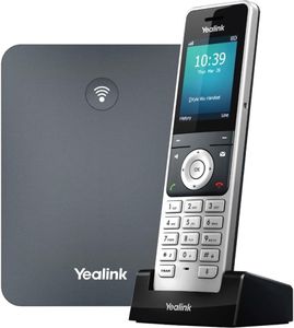 Yealink W76P VoIP SIP DECT kit Including 1 x W70B SIP DECT Base Station (AC + PoE) and 1 x W56H SIP DECT handset.
